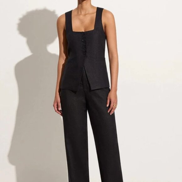 FAITHFULL THE BRAND Maya Black Vest Small Sold Out - Picture 4 of 14
